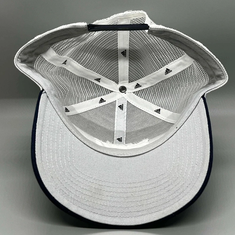 Rice Owl Club adidas Snap-Back Hat Unisex Navy/White Used Mesh Trucker Cap NCAA